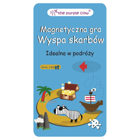 PodróÅ¼na gra magnetyczna The Purple Cow - Wyspa Skarbów
