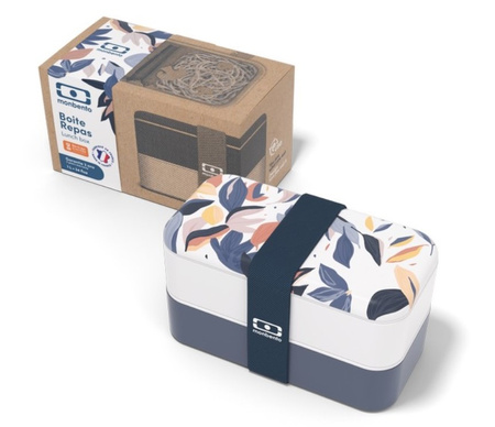 MB-Lunchbox Bento Original, Graphic Blue Veg