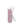 Silikonowa słomka w etui We Might Be Tiny - Mint