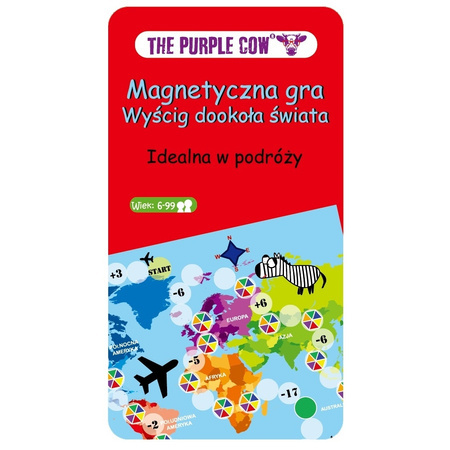Podrózna gra magnetyczna The Purple Cow - Wyścig dookoła świata