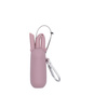 Silikonowa słomka w etui We Might Be Tiny - Mint