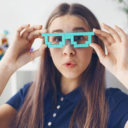 Klocki Pixio 16 TURQUOSE | Color Series | Pixio®