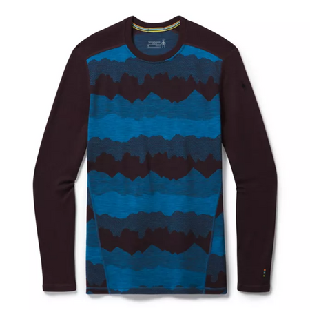 M'S MERINO 250 BASELAYER PATTERN CREW BOXED SMARTWOOL