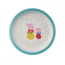 Talerzyk fi 18 cm niebieski - Świnka Peppa | Petit Jour Paris®