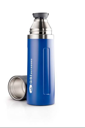 GLACIER STAINLESS 1 L VACUUM BOTTLE, BLUE GSI OUTDOORS