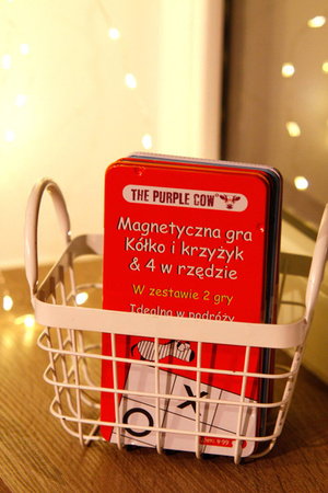 Podróżna gra magnetyczna The Purple Cow - Kółko i Krzyżyk