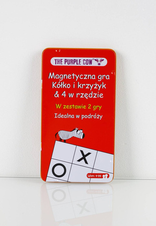 Podróżna gra magnetyczna The Purple Cow - Kółko i Krzyżyk