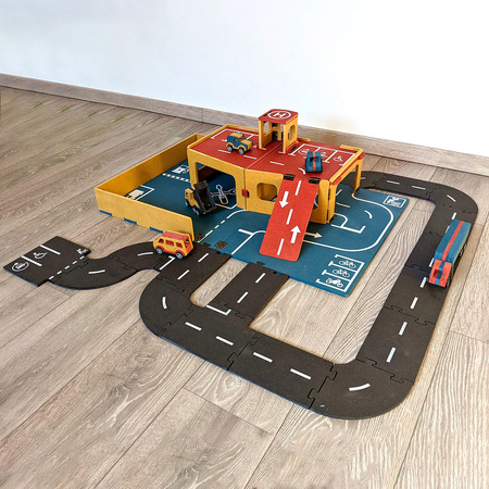 DIY Drewniany pojazd: Pop'Up Garage | Croc Toys®