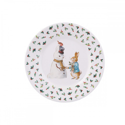 Talerz fi 20 cm Peter Rabbit Christmas Snow | Petit Jour Paris®
