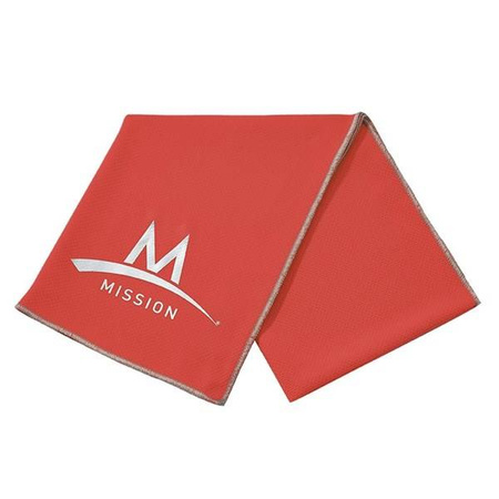 ENDURACOOL LRG TOWEL TECHKNIT HI VIS, CORAL INTERNATIONAL MISSION
