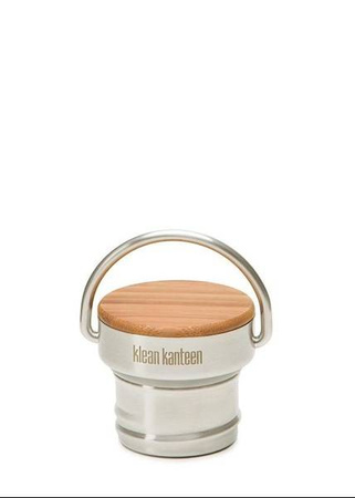 KANTEEN BAMBOO CAP, BRUSHED STAINLESS KLEAN KANTEEN