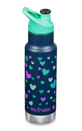KID KANTEEN CLASSIC NARROW VI (SPORT CAP), 355ML, NAVY HEARTS KLEAN KANTEEN