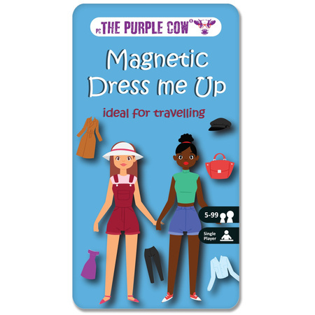 PodróÅ¼na gra magnetyczna The Purple Cow - Ubieranki