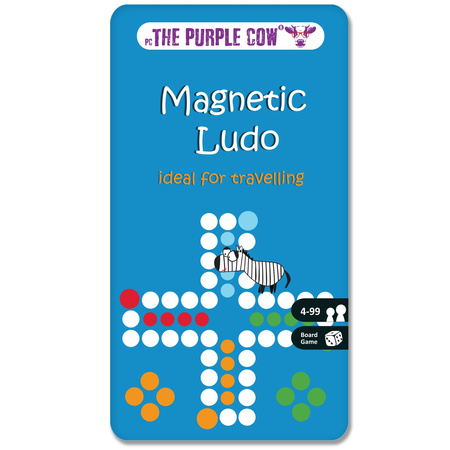 Podróżna gra magnetyczna The Purple Cow - Chińczyk/Ludo