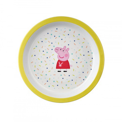 Talerzyk fi 18 cm żółty - Świnka Peppa | Petit Jour Paris®