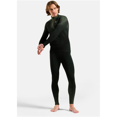 Bielizna termoaktywna z długim rękawem ODLO PERFORMANCE WARM BLACKCOMB BL TOP turtle neck l/s half zip