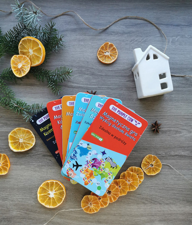 Podróżna gra magnetyczna The Purple Cow - Kółko i Krzyżyk