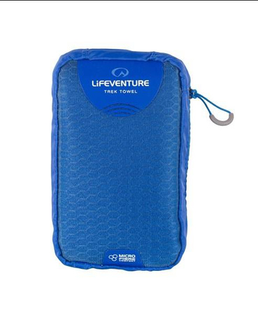 MICROFIBRE TREK TOWEL LARGE, BLUE LIFEVENTURE