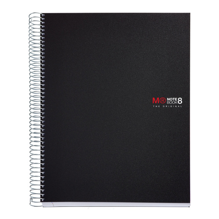 Notebook Miquelrius A4 NB8 BLACK 200 stron kratka