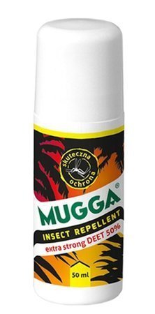 Środek przeciwko owadom Mugga roll on DEET 50% MUGGA