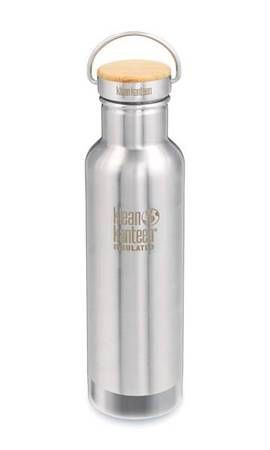 20OZ, BRUSHED STAINLESS KANTEEN REFLECT VACUUM INSULATED MIT STAINLESS UNIBODY BAMBOO CAP, 592ML