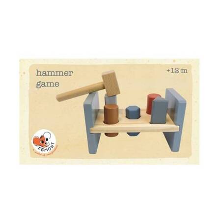 Drewniana przebijanka - sorter z młotkiem | Egmont Toys®