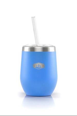 GLACIER STAINLESS TUMBLER 355ML, BLUE ASTER GSI OUTDOORS