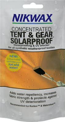 Impregnat NIKWAX Tent&Gear Solarproof 150ml koncentrat w saszetce (po rozcieńczeniu 500ml) 