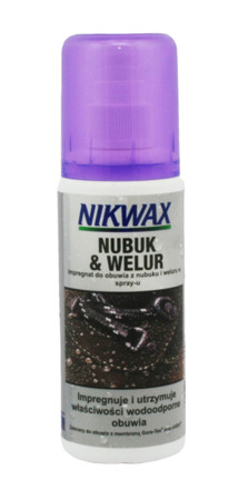 Impregnat do obuwia nubuk welur zamsz NIKWAX Nubuk&Suede Proof Spray-on 125ml 