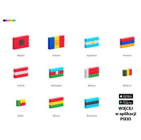 Klocki Pixio Flags | Story Series | Pixio®