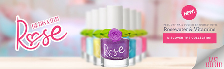 Lakier do paznokci dla dzieci Snails ROSE peel-off - LOL