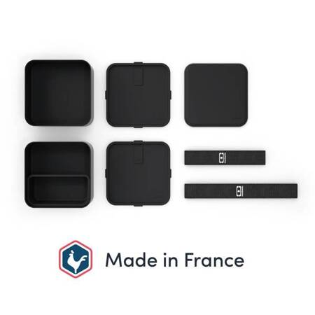 MB-Lunchbox Bento Square, Black Onyx