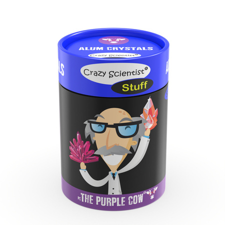 Mini eksperymenty The Purple Cow - Kryształ ałunu