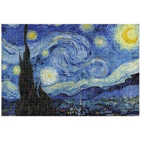 Puzzle mikro, menzurka Starry Night Van Gogh | Londji®