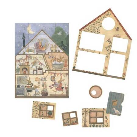 Puzzle - układanka Domek Króliczka | Egmont Toys®