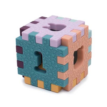 Silikonowe klocki Cube We Might Be Tiny - Pastel