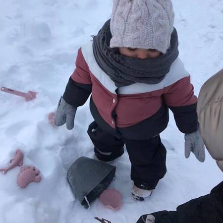 Składane wiaderko do wody i piasku Scrunch Bucket - Granatowy