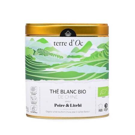 TD-BIO Herbata biała 50g gruszka/liczi White tea