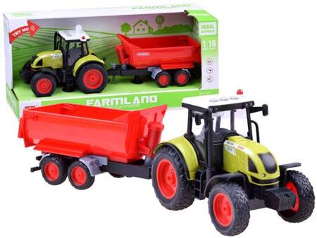 Traktor + przyczepa maszyny rolnicze ZA2436