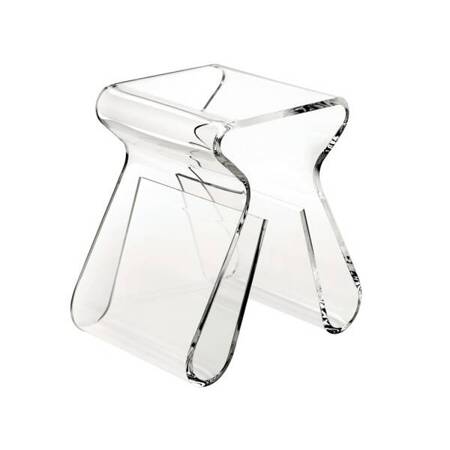 UMBRA-Taboret/stołek akrylowy przezroczysty MAGINO