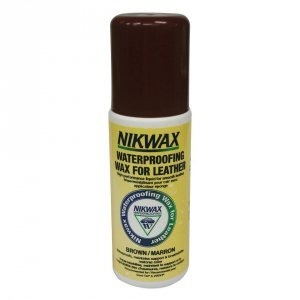 Wosk do skóry NIKWAX Waterproofing Wax for Leather 125ml z gąbką brązowy