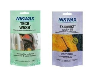 Zestaw NIKWAX Tech Wash +TX Direct Wash-In 2x100ml saszetki