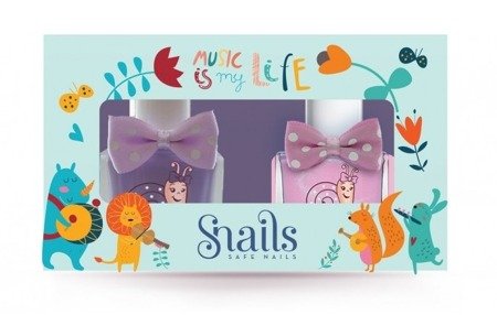 Zestaw lakierów do paznokci dla dzieci Snails Goes Happy - Music Is My Life