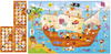 Puzzle obserwacyjne Apli Kids - Statek piratów 104 el.5+