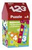 Puzzle w kartonowym domku Apli Kids - Cyfry 3+