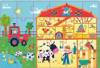 Puzzle w kartonowym domku Apli Kids - Na wsi 3+