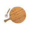 TYP-Zestaw bambusowy do serwowania pizzy deska+nóż